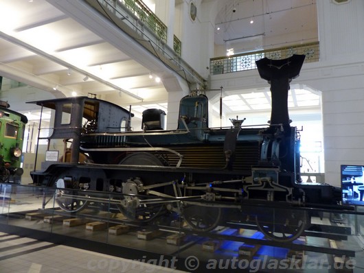 Schnittmodell einer österreichischen Dampflokomotive