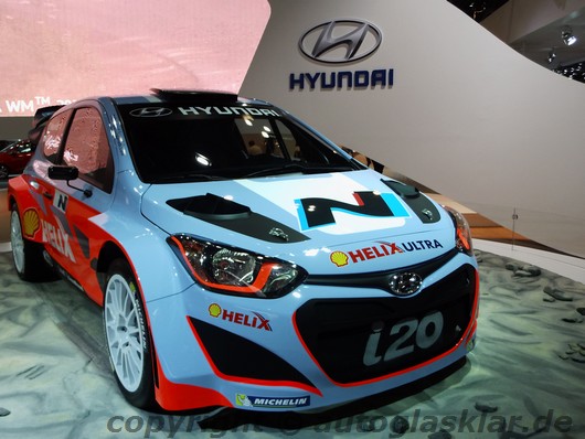 Hyundai WRC Einsatzfahrzeug i20WRC