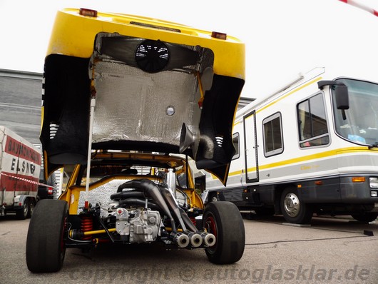 Sportwagen Melkus RS 1000 Motorraum