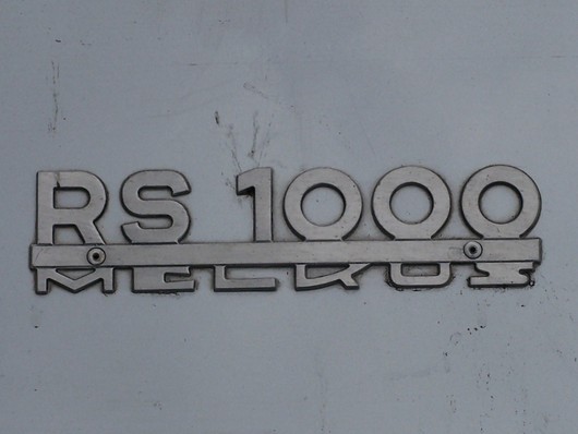 Melkus 1000 Schriftzug und Logo