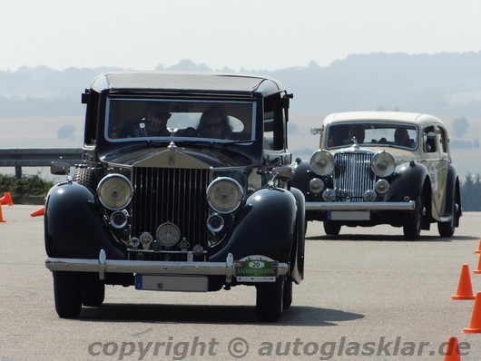 Rolls-Royce und Jaguar Oldtimerrallye