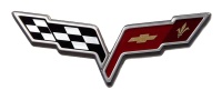 Das eigenständige Logo der Corvette