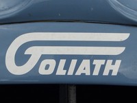 Das Logo als Schriftzug von Goliath