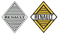 Das Logo von Renault vom Anfang bis zum Krieg