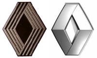 Das Logo von Renault nach dem 2. Weltkrieg