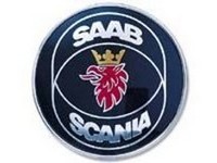 Das Logo von Saab/ Skania