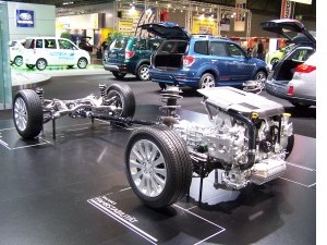 Subaru Schnittmodell Allradantrieb