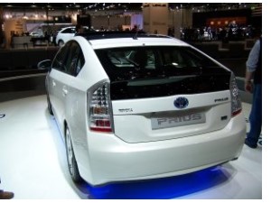 Der Hybridwagen Toyota Prius